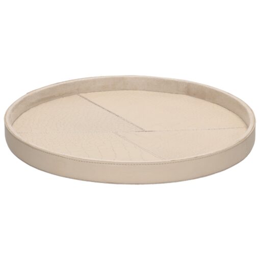 Chamada - Dienblad Leder Merel S Beige - Afbeelding 2