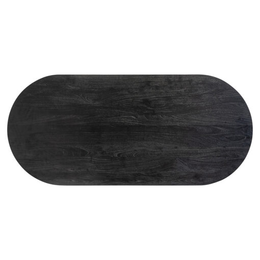 - Eettafel Revelin black/gold 235