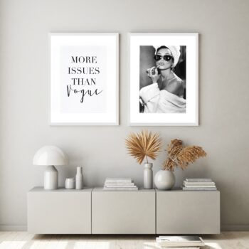 CHIQUE Art collection - More Issues than Vogue - kunst set