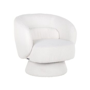- Draaifauteuil Senna white furry (Himalaya 900 white furry)