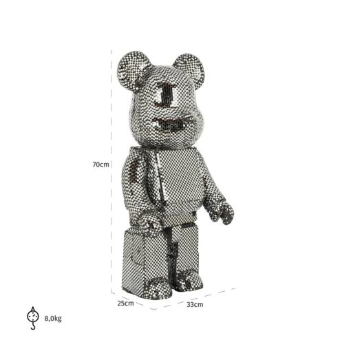 - Decoratieobject Beer klein zwart (Silver)
