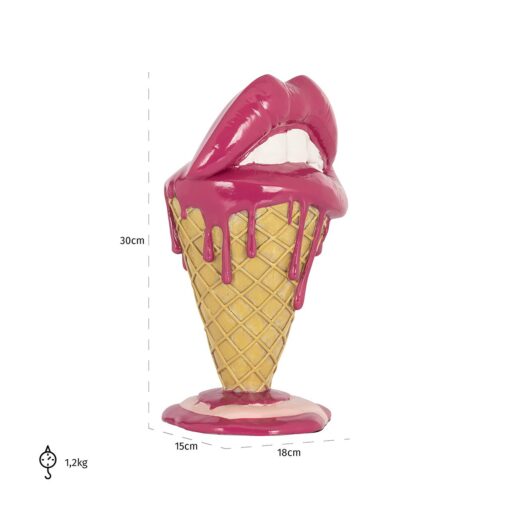 - Decoratieobject Ice lips (Pink)