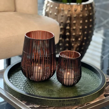 Cartello Home - Dienblad Croco Zurich rond