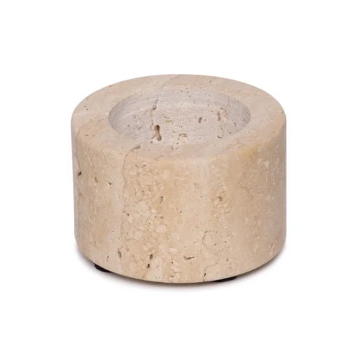 Mooisa - Travertine waxinelichthouder S Ø6x4cm