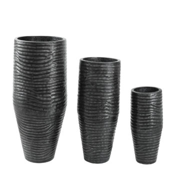PTMD - Addila Black brush alu sheet big pot high SV3