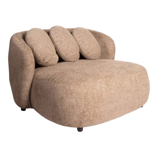 PTMD - Aphrodite Taupe loveseat legacy 3 mink fabric