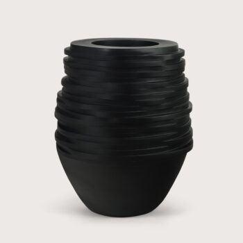 Pot & Vaas - Pot Roza Zwart Mat D64.5 H80