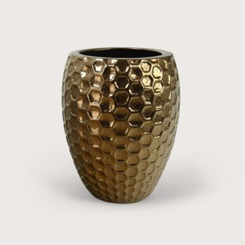 Pot & Vaas - Pot Honey Goud D42 H55