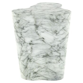 - Outdoor bijzettafel Rockyard white marble look