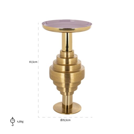 - Bijzettafel Empire (Brushed Gold)