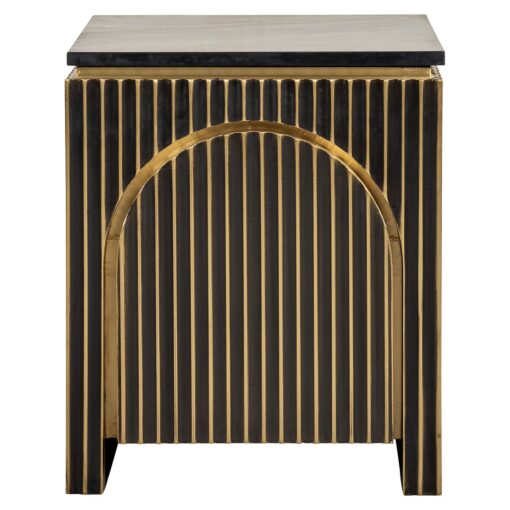 - Nachtkastje Les Arcs brushed gold