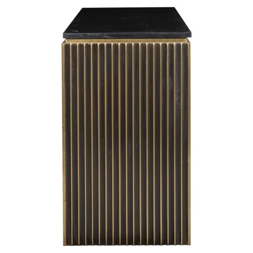 - Console Les Arcs brushed gold