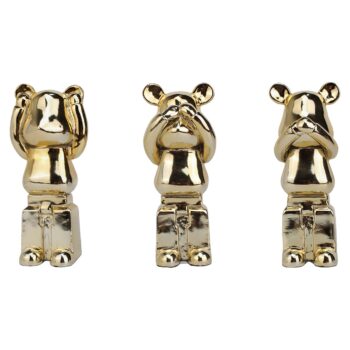 - Decoratief object Berna gold (Set of 3)