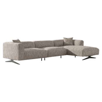 - Bank Hoxton 3-zits + lounge rechts (Be Trendy 01 Nature)