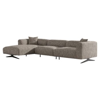 - Bank Hoxton trendy nature 3-seater + lounge left