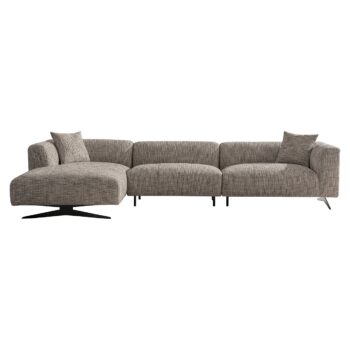 - Bank Hoxton trendy nature 3-seater + lounge left