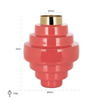 - Vaas Akelei roze (Pink)