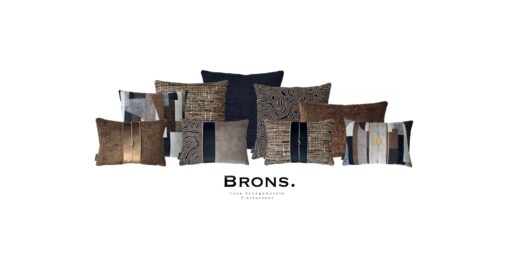 Brons Sierkussens - Santorini 50x50 Najaar/winter 24/25 - Afbeelding 2