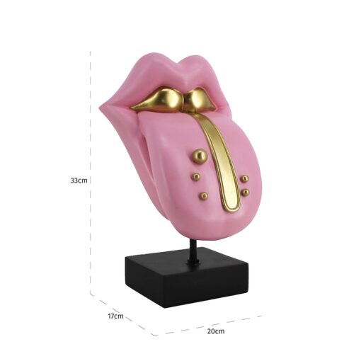 - Deco object Tongue roze (Pink)