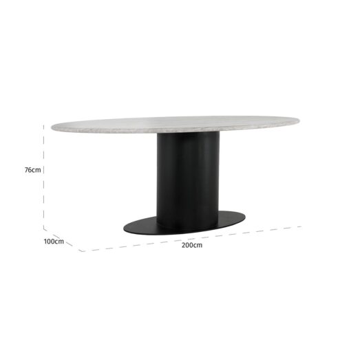 - Eettafel Brodman 200 (Sand)