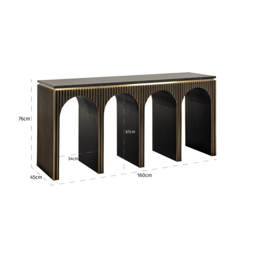 - Wandtafel Les Arcs (Brushed Gold)