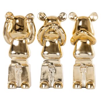 - Decoratief object Berna gold (Set of 3)