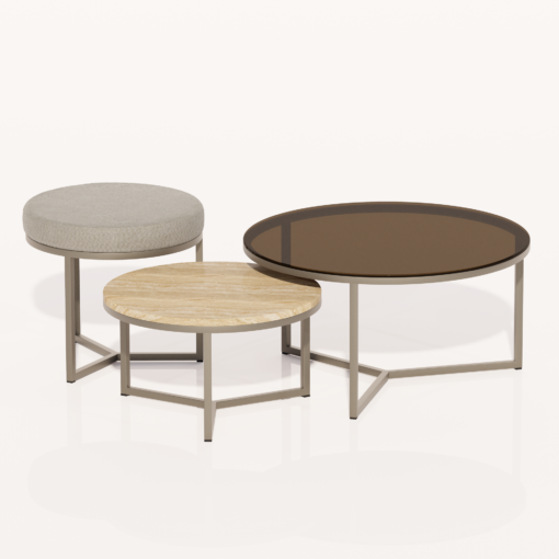 chique concept salontafel set van 3 adara
