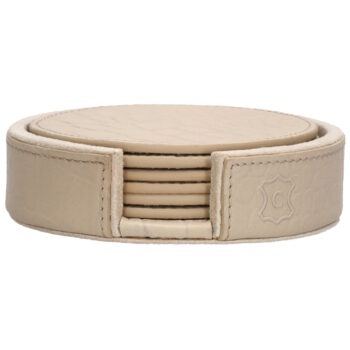 chamada onderzetters lauren xs beige croco