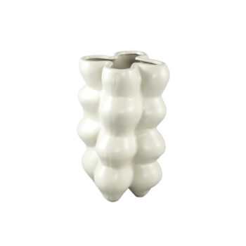 baille cream bulbs shaped ceramic pot high