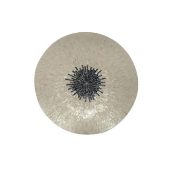 vojtech white round poly shell bamboo wall panel s