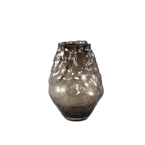 narin brown irregular shaped glass vase s