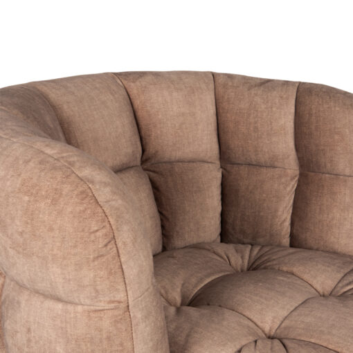 ptmd fluffy pink fauteuil vogue 3 antelope gold base