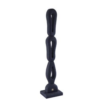 rhyce black mango wood statue open figure l