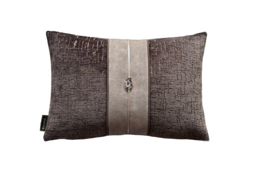 brons sierkussens island brown stone 45x30cm voorjaar/zomer 2025