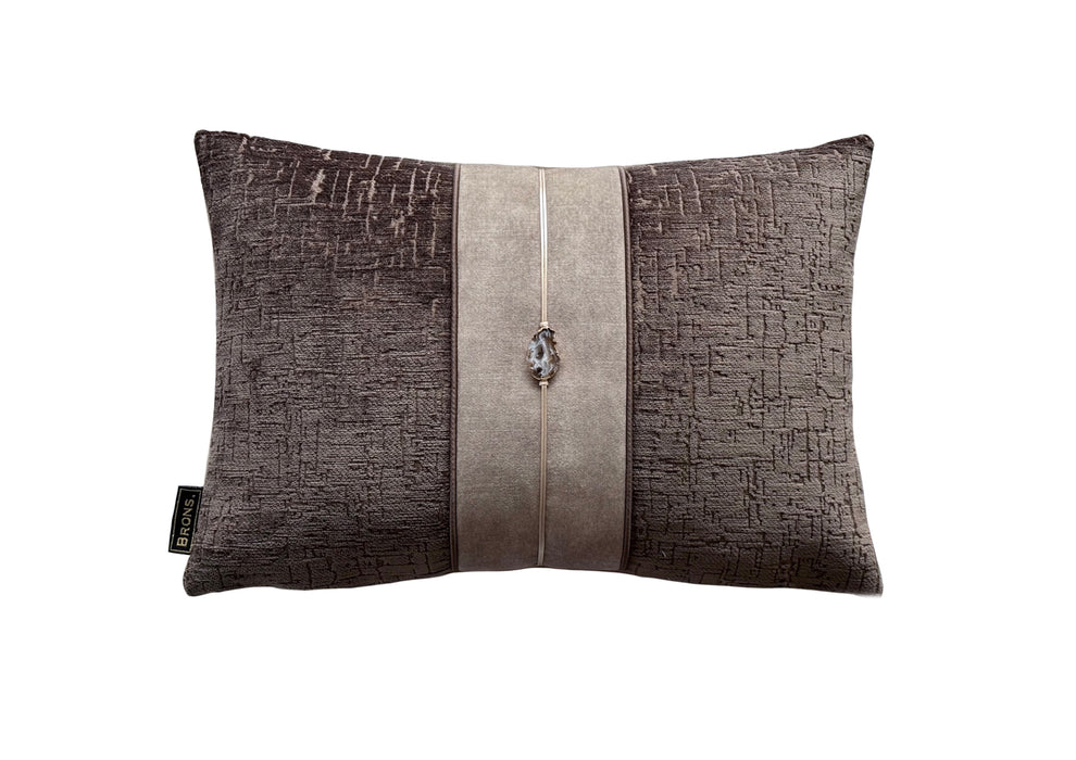 brons sierkussens island brown stone 45x30cm voorjaar/zomer 2025