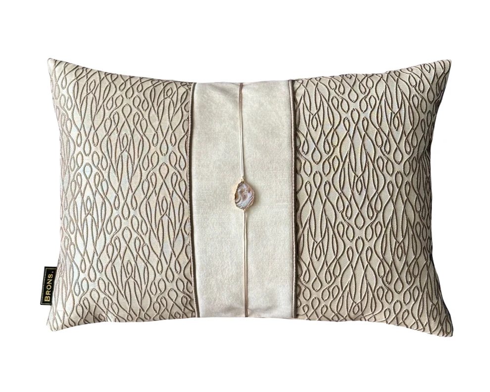 brons sierkussens rosalyn stone 45x30cm voorjaar/zomer 2025