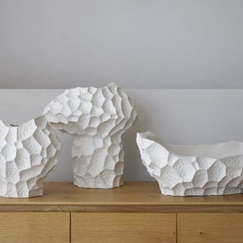 chique concept ceramic moon vaas small