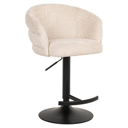 - Barstoel Nikki niagara beige swivel fire retardant