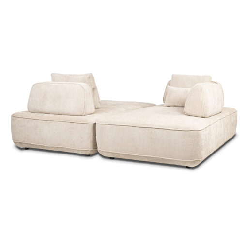 Richmond Interiors - Bank Tudor cream unicorn movable backrest - Afbeelding 16