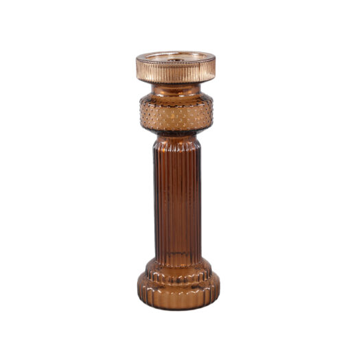 fadri bronze glass candle holder m (set of 2)