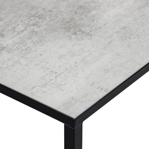 stalux salontafelset 'lisa' 65 en 50cm, kleur zwart / beton