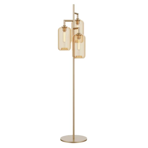 by eve vloerlamp stand down 3 / champagne frosted (kopie)