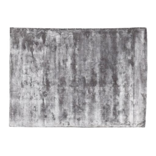 flavia grey viscose handwoven carpet xl