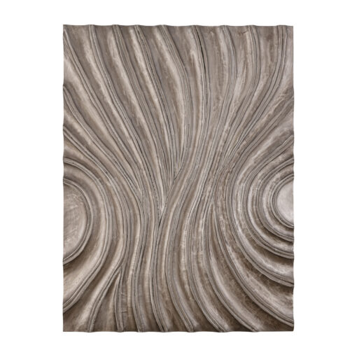 reddie brown shiny mdf wavvy wallpanel rectangle m