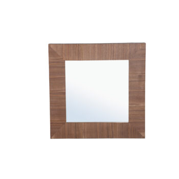 tiess natural wooden veneer mirror straight frame
