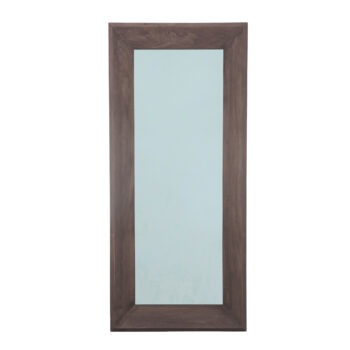 nicka brown mango wood rectangle mirror s