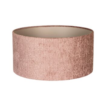 nairobi old pink fabric lampshade round m