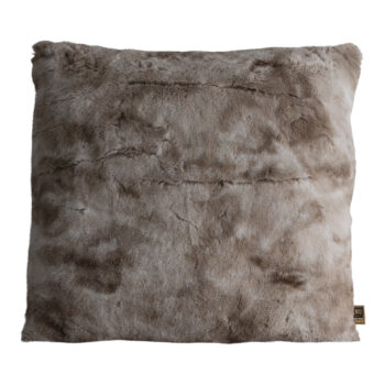 linde beige faux fur cushion square l (set of 4)