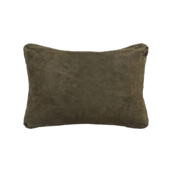 suky green suede leather cushion rectangle s (set of 2)