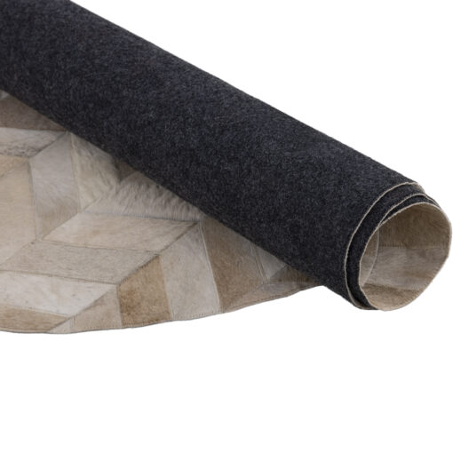 joanne beige cowhair patchwork carpet oval s